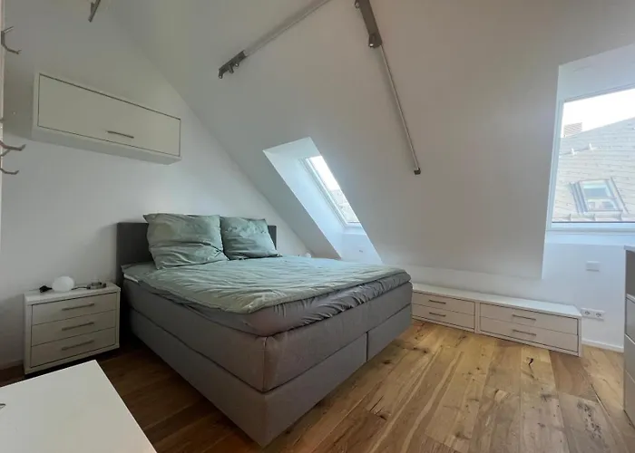 公寓 Exklusiv Am Lech Ihre Premium-ferienwohnung 奥格斯堡